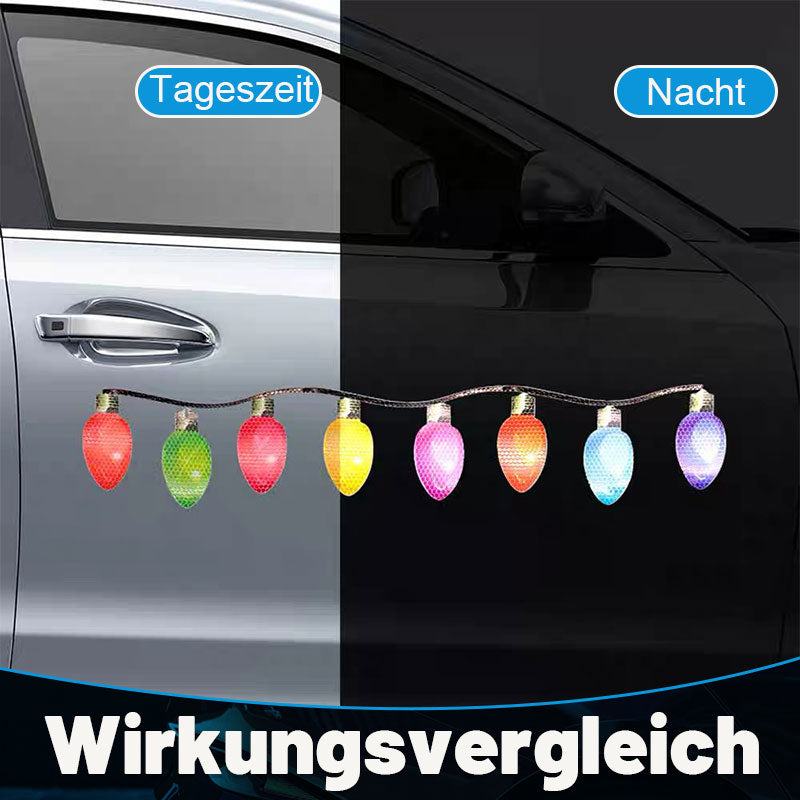 Weihnachtswaben-Reflektierende Magnetische Aufkleber