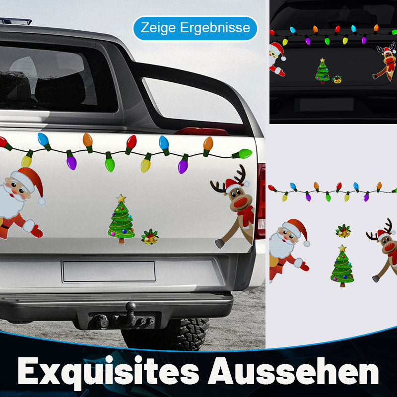 Weihnachtswaben-Reflektierende Magnetische Aufkleber