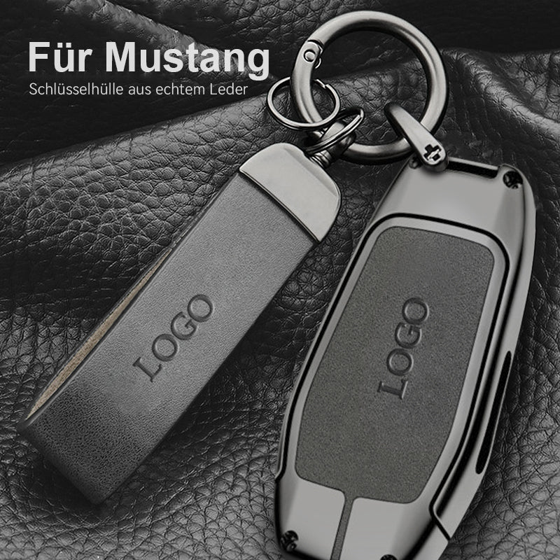 【Für Mustang】– Schlüsselhülle aus echtem Leder