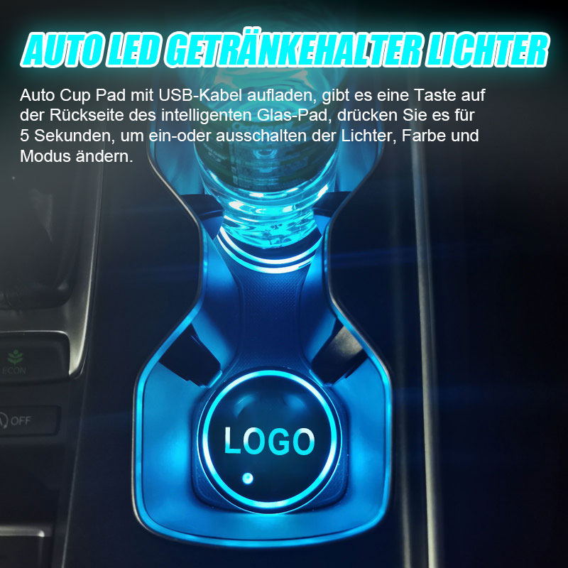 Autos LED-Becherhalter-Lichter